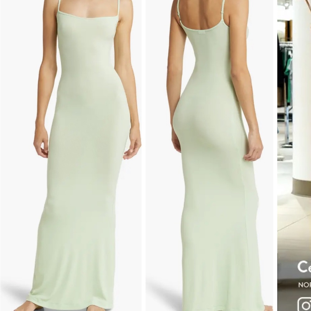 Skims honeydew dress